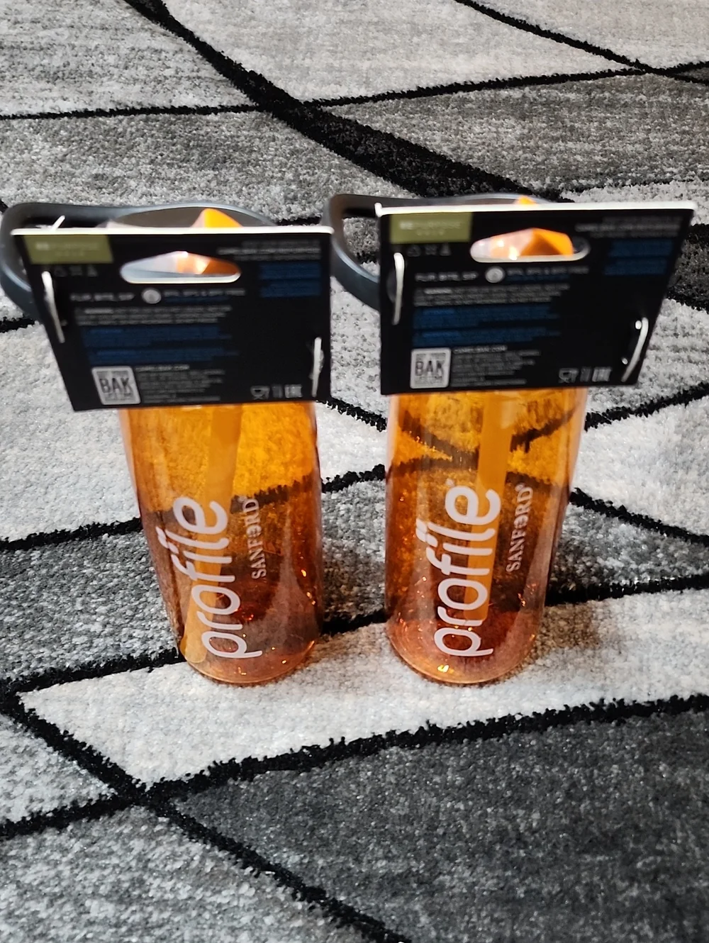 CAMELBAK EDDY HYDRATION W/ TRITAN RENEW ORANGE/BLACK SET-OF-2 WATER BOTTLES